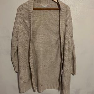 Beige Cardigan with pockets